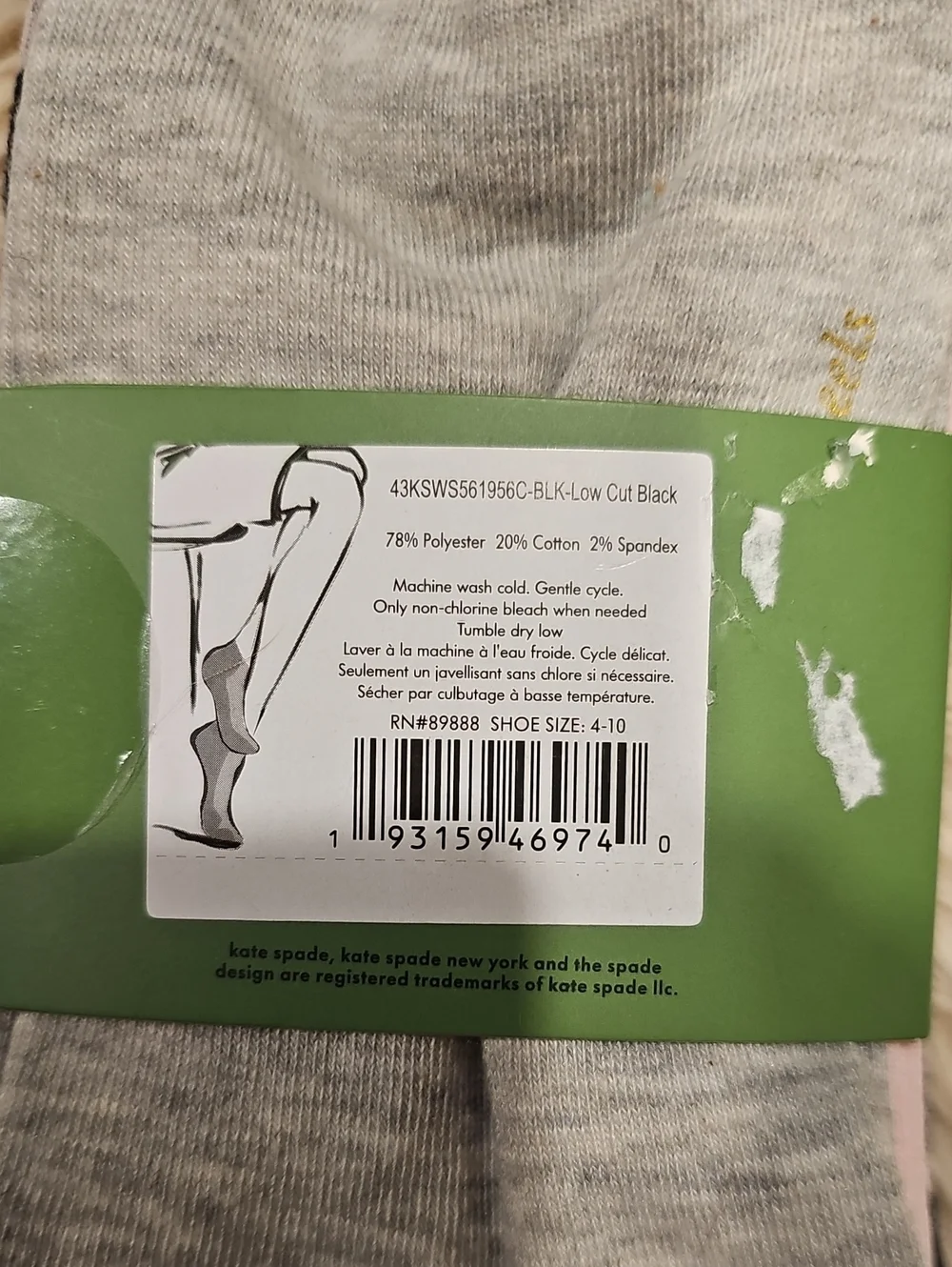 Kate Spade Low Cut Socks - 3 Pair